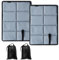 2er Pack Sitzkissen Outdoor - Sitzunterlage Outdoor, Thermo Sitzkissen Faltbar, Sitzunterlage Sitzmatte Wasserdicht mit 2 Aufbewahrungsbeutel für Outdoor Spielplatz Camping Wandern Picknick