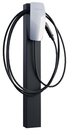 Tesla VoltStand Colonne de charge avec ancrage au sol Noir