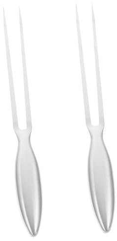 SHOWERORO Edelstahl Fleischgabeln Zum Tranchieren Servieren Und Grillen Langlebige Kochgabeln Mit Langem Griff Für Küche Und Outdoor