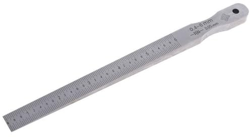 Jauge d'épaisseur de coin, planéité des fissures, insert de calage, outil de mesure conique de soudage, pied à coulisse 1-15 mm, 0,5-10 mm, 0,4-6 mm(0.4-6mm)