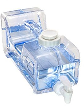 HpLive 3 – 7,5 L para frigorífico, depósito de agua, dispensador de bebidas con grifo de salida, bidón de agua portátil para cocina (3,8 L)