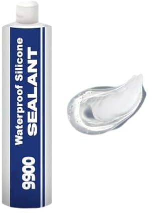 Sigillante strutturale super adesivo multiuso, colla adesiva super resistente ad alta viscosità, sigillante resistente al calore a presa rapida (Trasparente)