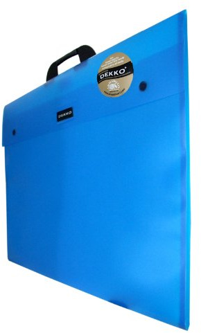 Westfolio A2 typ G expanderbar folio blå