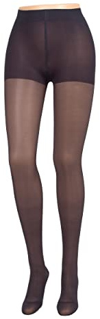 Compressana Calypso 70den - Feinstrick Stützstrumpfhose - Umstandsstrumpfhose mit extra weitem Leibteil - mittlere Stützwirkung mit 12-14 mmHg Kompression - Größe IV - Farbe schwarz - 1 Stück