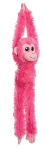 Aurora World Ltd 60198 – Hängande chimpans, plyschdjur, 40 cm, härligare rosa