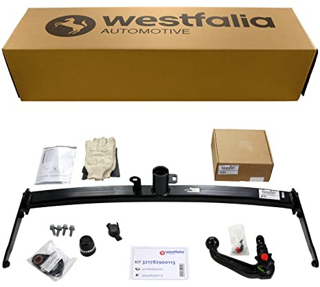 Westfalia abnehmbare Anhängerkupplung für VW Golf 7 Variant (BJ 08/2013-06/2014) - im Set mit 13-pol. fzg.-spez. Westfalia Elektrosatz