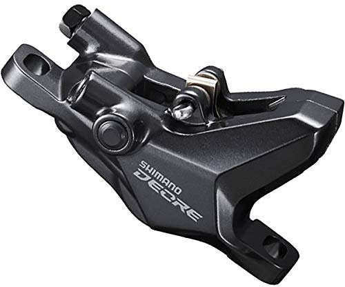 SHIMANO Deore BR-M6100 12-Speed Hydraulic Disc Brake Caliper 2-Piston - Front or Rear - Black
