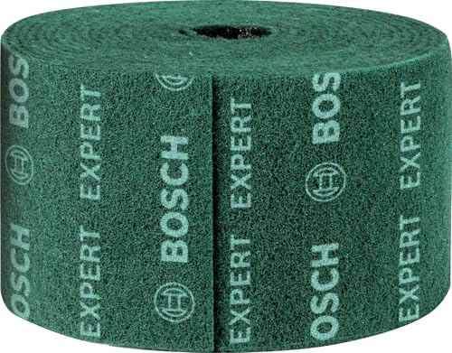 Bosch 1x Rollo de vellón EXPERT N880 para lijado manual | para Láminas de acero, Acero inoxidable, Anchura 150 mm, Longitud 10 mm, Professional Accesorios Lijado manual