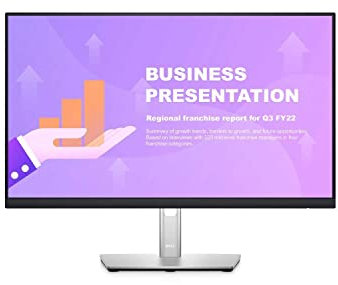 Dell P2422HE USB-C 24 Zoll Full HD (1920x1080) Monitor, 60Hz, IPS, 5ms, 99% sRGB, USB-C, 2x DisplayPort, HDMI, 4x USB, RJ45, 3 Jahre Garantie, Schwarz