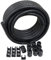 10mtr 20mm Black Flexible Conduit with Glands and Clips for Cable Protection Indoor or Outdoor Contractor Pack