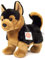 Teddy Hermann 91970 Schäferhund stehend 23 cm, Kuscheltier, Plüschtier mit recycelter Füllung