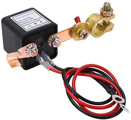 Remote Power Off Switch, Remote Battery Disconnect Switch 12V 250A Verbesserte Fernsteuerung Verhindert das Entladen der Batterie