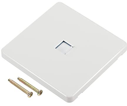 PATIKIL Ethernet Socket Single Port RJ45 CAT6 Wall Plate for Ethernet Cable Networking Socket Box