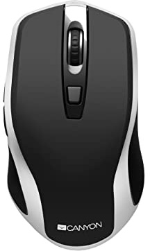 CANYON MW-19 Wireless Optical Mouse Black-Silver