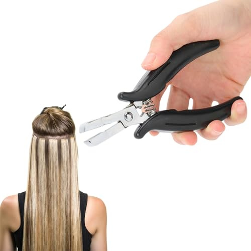 Pince à éPiler Pour Enlever Les Dreadlocks, Enlever Les Extensions La KéRatine Outil De Retrait Multifonctions Professionnelle Fusion Pour Boucle Traction Pinces Bouclier Accessoire Coiffure