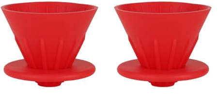 2Pcs Coffee Drippers, Collapsible Pour Over Coffee Makers Portable Cone Coffee Strainers with Cup Holder for Camping Outdoor Office Home Travel Picnic Backpacking