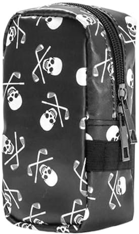 Golfball-Aufbewahrung, Golfball-Tasche - PU-Golftasche, Balltasche, robust,Golfball-Taschenhalter, wasserdichte Golf-Tee-Tasche, Schutzhülle für Männer und Frauen, Golfball-Zubehör