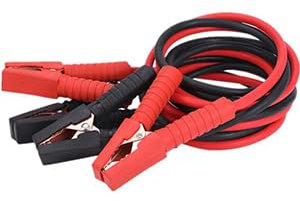 SQUADO Cavi Batteria Auto 3000 AMP Ultra Resistenti - Ideali per Avviamento di Auto, SUV, Camion e Veicoli Pesanti - Lunghezza Extra e Massima Conduzione per Un Avviamento Sicuro ed Efficiente