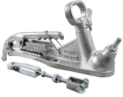 NZLKPNQQ 3500Kg 50mm Trailer Electric Casting Coupling Hitch Coupler W/N Brake Level Parts RV Accessories Camper Caravan Components(with Brake Level)