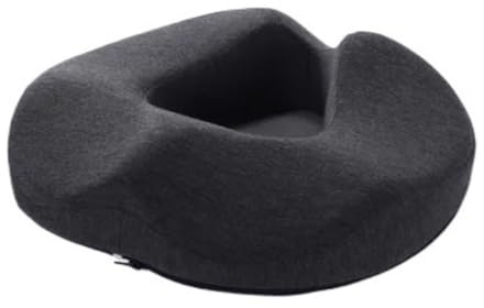 AD-BCrbgen Car Seat Cushion Memory Foam Ergonomic Support Driving Comfort Adult Booster Seat Cushion Elevated Support Lumbar Design Office Chair Car Accessories for Short Adults(Black)