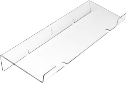 Veemoon Soporte Ergonómico Inclinado para Teclado Acrílico Transparente Elevador Estable para Ordenador de Accesorio Práctico para Oficina