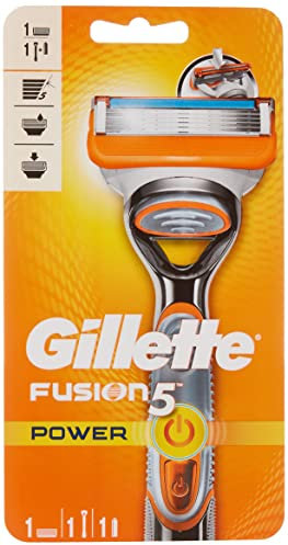 Gillette Fusion5 Power Men’s Razor with 5 Anti-Friction Razor Blades