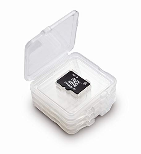 Integral - Estuche para Tarjetas Micro SD/Micro SDHC/Micro SDXC (4 Unidades)