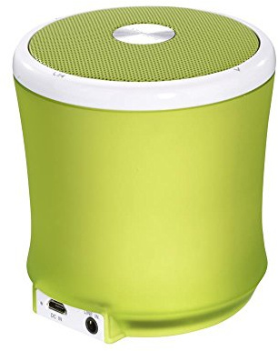 TerraTec CONCERT BT Neo xs Bluetooth Lautsprecher, Fantastischer Sound, Enormer Bass, bis zu 4 Stunden kabellose Musik, AUX IN, für Ios, Samsung (grün)