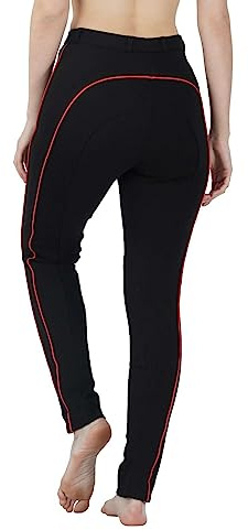 Avon Equine Horse Riding Ladies Soft Stretchy Jodhpurs/JODPHURS for Girls Riding Trouser Jods (Black)