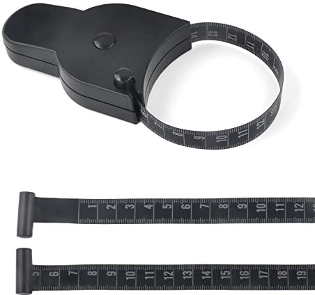 WINTAPE körpermaßband, Maßband körper,150cm Maßband (Schwarz)