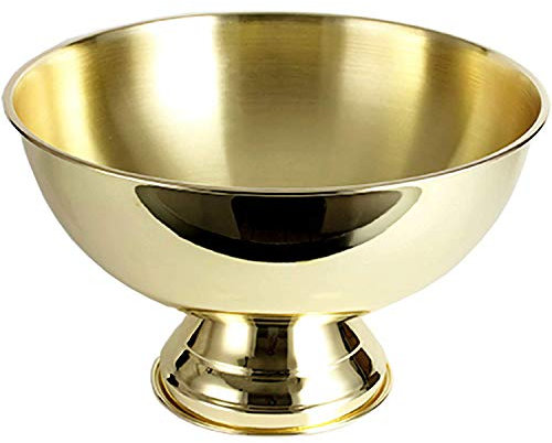 BAIHAO Seau à Glace en Acier Inoxydable 13,5 litres Extra Large Champagne vin bière Boissons Refroidisseur Baignoire pour Les fêtes, bière, vin, Champagne