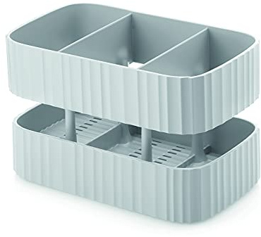 Guzzini - Eco-Kitchen, TIDY&SAFE, Organizzatore da Lavello - Grigio Opaco, 17x10xh11 cm - 18240033
