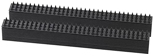 Exbuster Tierabwehrspikes: 24er-Set Tierabwehr-Spikes, 3-reihig, je 49 x 4,5 cm lang (Tauben Spikes, Vogelschutz, Maus)