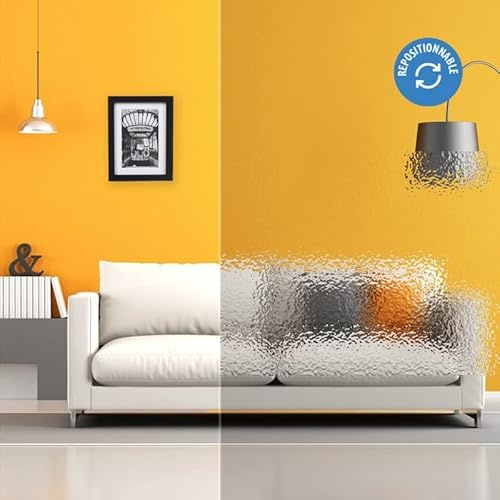 DIMEXACT – Película electrostática decorativa efecto gotas de agua – 92 cm x 0,5 m – en rollo