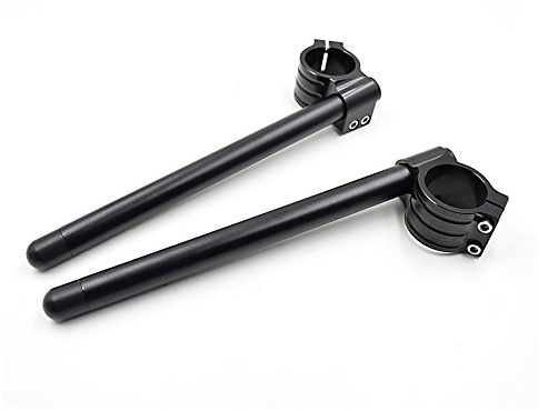 Fullibars Ø 42mm stummellenker für para K1 K100RS K1100 cafe racer custom stummel lenker mit neigung 7 °mit Lenkrohre 22mm aus Aluminium