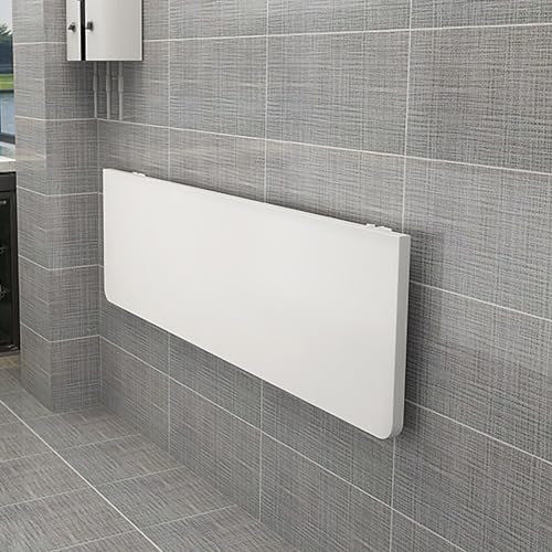 Mesa Plegable De Pared Mesa De Cocina De Hoja Abatible Mesa Abatible De Pared Banco De Trabajo Plegable Montado En La Pared Escritorio De Pared Plegable Flotante Para Comedor Estudio Cocina Balcón ( S