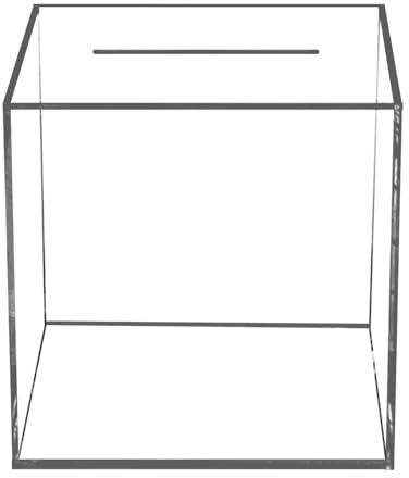 Nybhyjka 12cm Clear Acrylic Money Box Square Money Box Clear Piggy Bank For Adults Kids Money Saving Box Break To Open