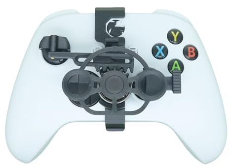 SHEAWA 3D Mini Steering Wheel Controller for Xbox Series X S,Carbon Fiber Design Gaming Racing Accessory,Compatible with Xbox Series X S Controllers