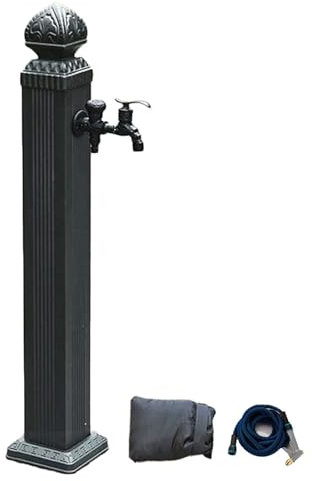 LXRHLIKG Frostschutz Wassersäule Garten, Freistehender, Bodenmontierter Hydranten-Wasserhahn zum Waschen und Bewässern(110cm/43in)