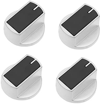 LABRIMP Gasherdknöpfe Metall 45° Drehregler Hitzebeständig Kompakt Ergonomisch Für Gasherd Ersatz Zubehör