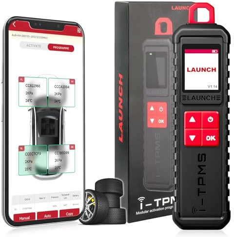 LAUNCH X431 i-TPMS(Upgrade of TS Gun) TPMS Tire Pressure Detector, Activate/Relearn,TPMS Diagnostic Tool Work with CRP919E/X431 V/X431 PRO3S+/X431 PRO Elite/X431 PRO TT/X431 PAD V