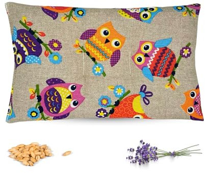 Saco Térmico de Semillas para Microondas | Saco de Semillas para Microondas | Bolsa Semillas Calor Microondas, con Semillas de Trigo y Lavanda, para un Alivio Natural del Dolor, 30 x 17 cms.