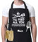 Wisebom Funny Cooking Aprons for Men Women, Black BBQ Chef Aprons with 3 Pockets, Adjustable Kitchen Apron, Personalised Aprons Ideal Christmas Gifts Birthday Gifts for Men Husband Boyfriend