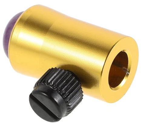 Cabilock Réglage de l'améthyste de la fourchette diapason beauté pieds Accessoire de pieds de diapason alliage d'aluminium Golden