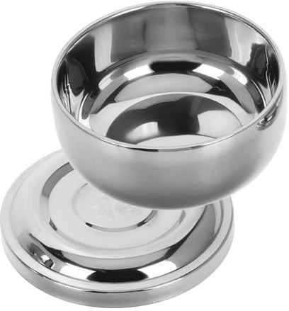 HOMOBABE Tazón de Arroz de Acero Inoxidable Resistente al Calor y Fácil de Limpiar con Tapa, Estilo Coreano Adecuado para Camping y Restaurantes