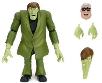 Jada Toys Scooby-DOO Figur Creeper (15 cm) – bewegliche Sammel- und Actionfigur aus der Kultserie, mit alternativem Kopf, Händen und Effektteil, ab 13 Jahre