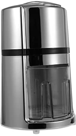SHINEOFI Tritaghiaccio Manuale Portatile con Macchina per Ghiaccio Sminuzzato Inossidabile per Granita e Bevande Ghiacciate Facile da e Riutilizzabile