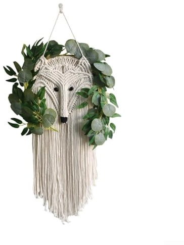 Arazzo da parete in macramè, stile boho, fatto a mano, in lino, decorazione da parete per casa ed eventi, adatto per salotti e camere da letto
