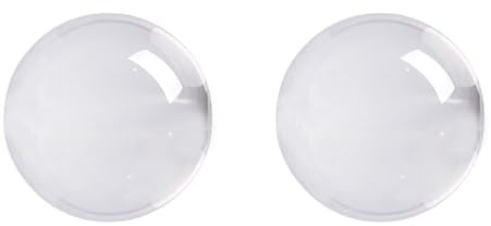 Awwertse 2X Sfera di di Vetro Trasparente di Colore Sfera Curativa Fotografia Oggetti di Scena Decor 60Mm