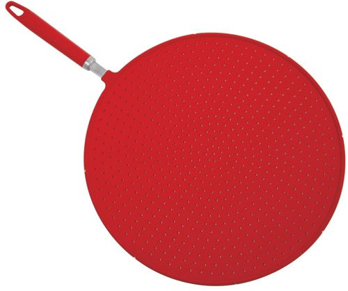 Norpro Grip-EZ Red Silicone Splatter Screen Strainer